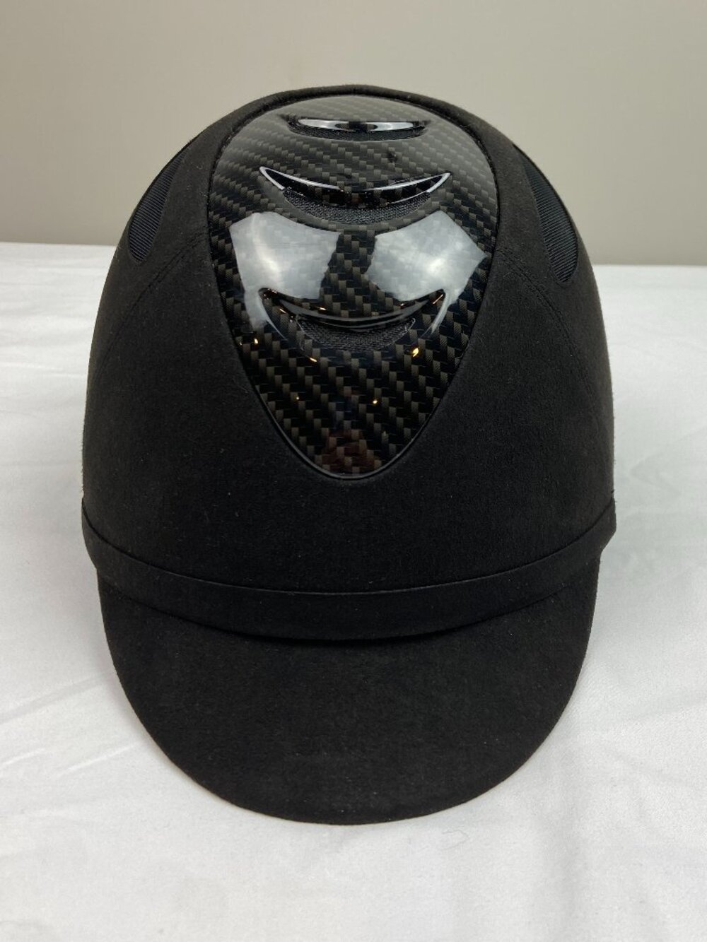 Pegasus Equestrian Riding Helmet Black Micro-Suede Size 6 7/8 Slim NWT